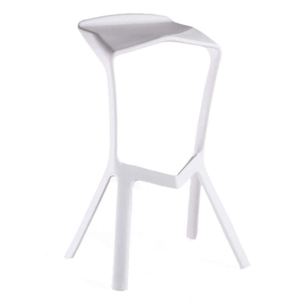 Contemporary Shark Mouth Bar Stool (White)